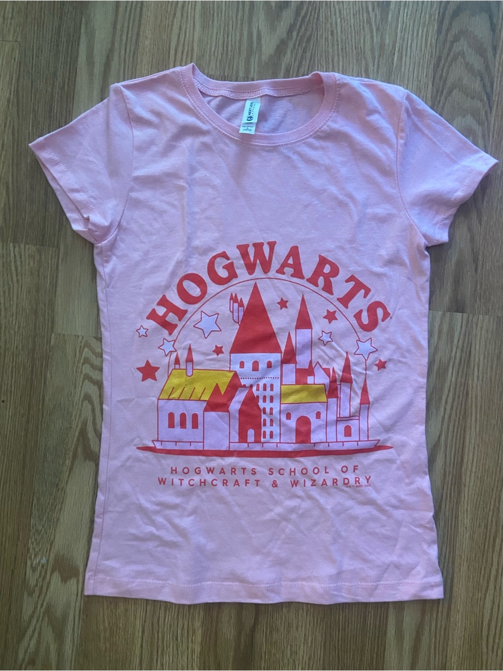 Old Navy Pink Hogwarts Graphic Tee - Short Sleeve